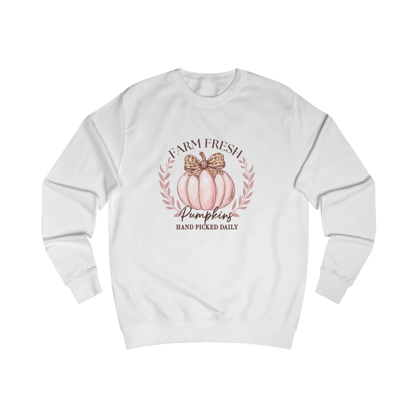 Farm Fresh Pumpkins Sweatshirt, Cozy Fall Layer, Perfect for Autumn, Harvest Party, Thanksgiving Gift, Seasonal Fashion