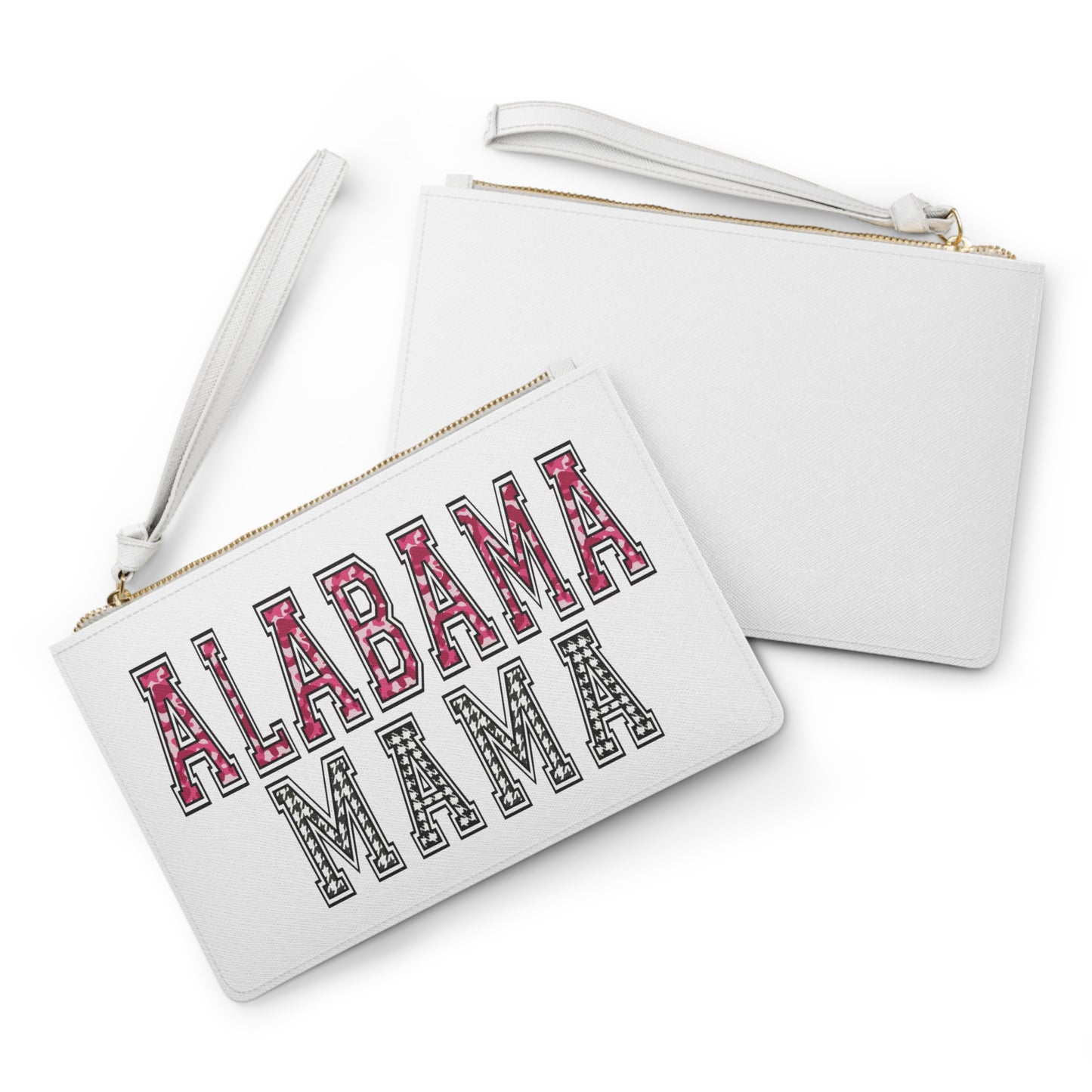 Alabama Mama Clutch Bag, Stylish Wristlet