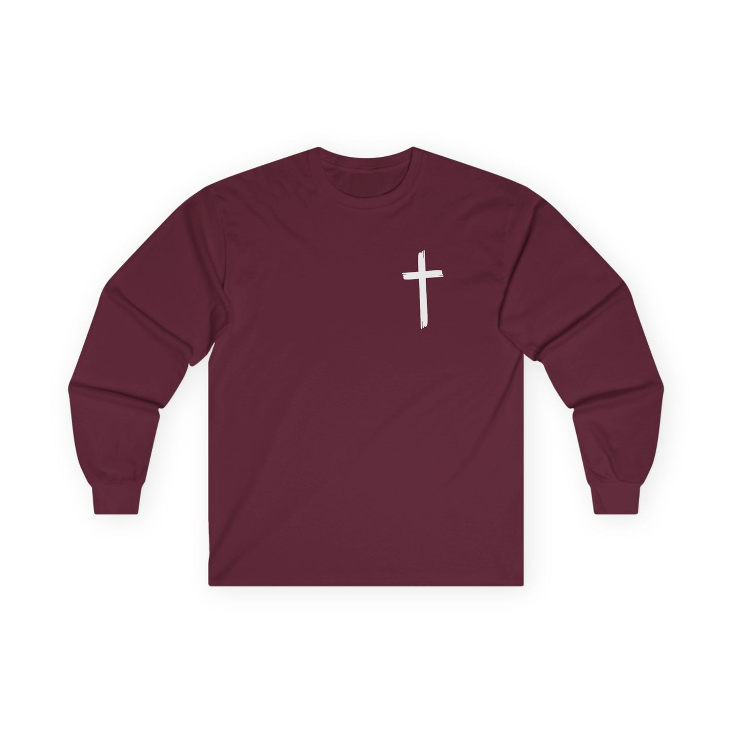Christian Long Sleeve Tee, Faith-Based Shirt, Jesus Graphic Tee, Religious Apparel, Inspirational Gift, Unisex Cotton Top