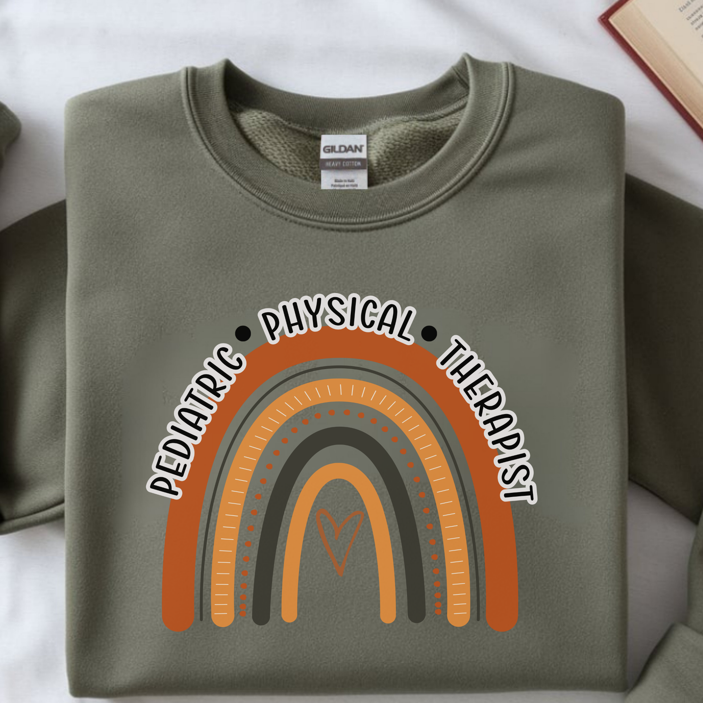 Boho Rainbow Pediatric Physical Therapist Sweatshirt