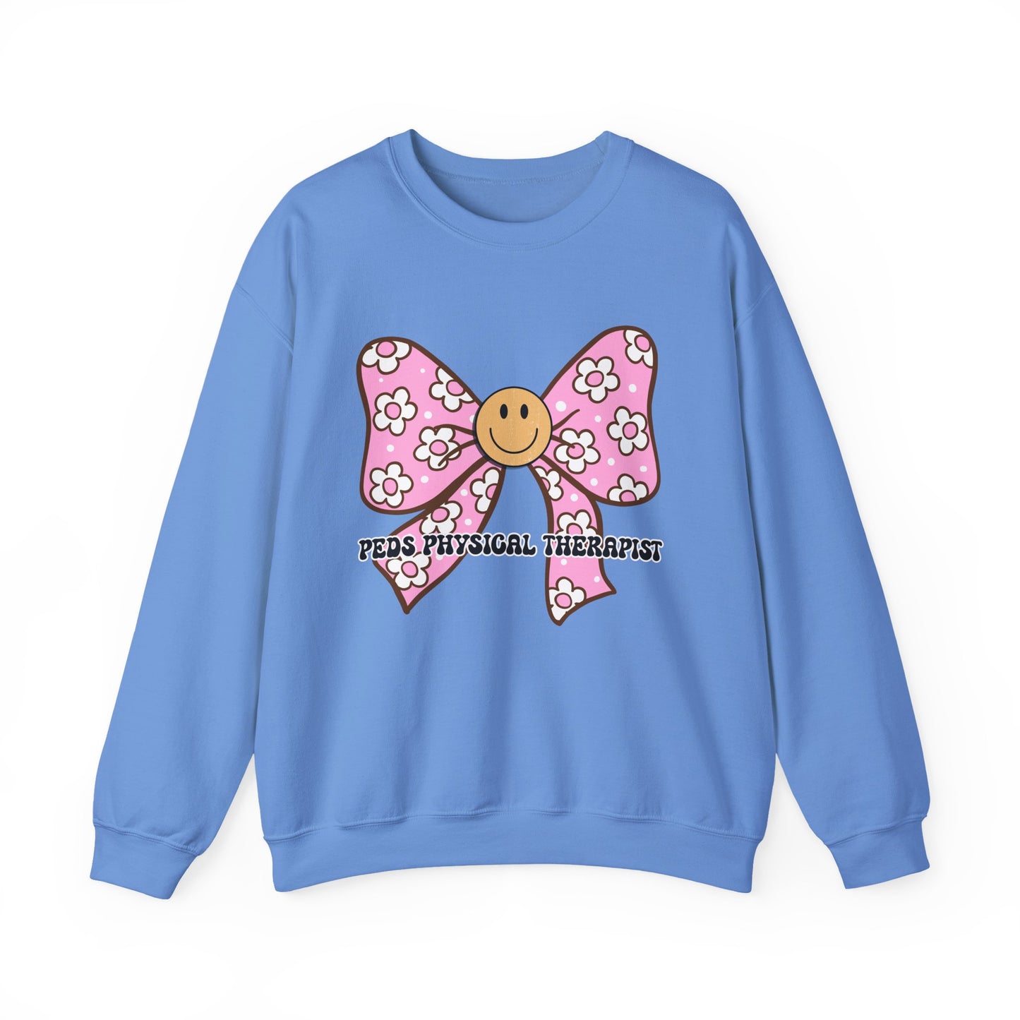 Happy Bow Pediatric Physical Therapist Sweatshirt
