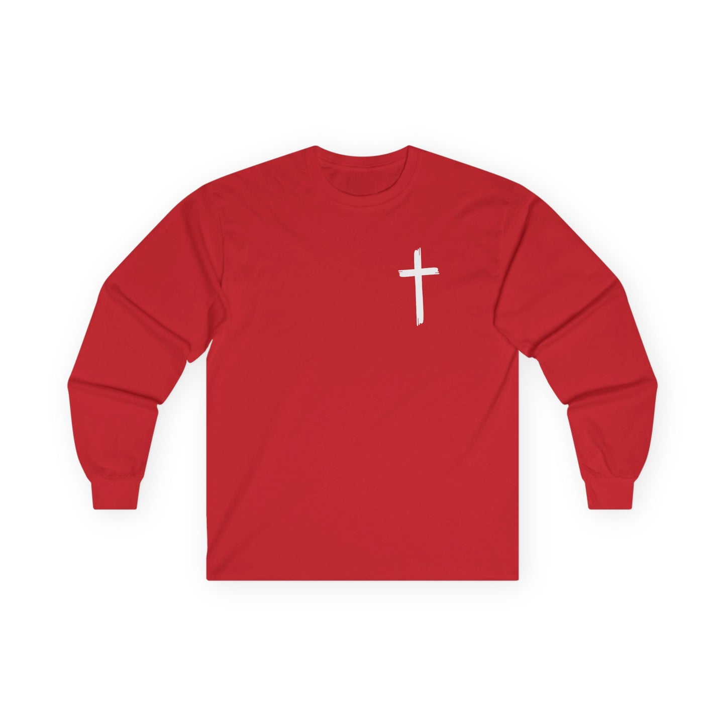Christian Long Sleeve Tee, Faith-Based Shirt, Jesus Graphic Tee, Religious Apparel, Inspirational Gift, Unisex Cotton Top