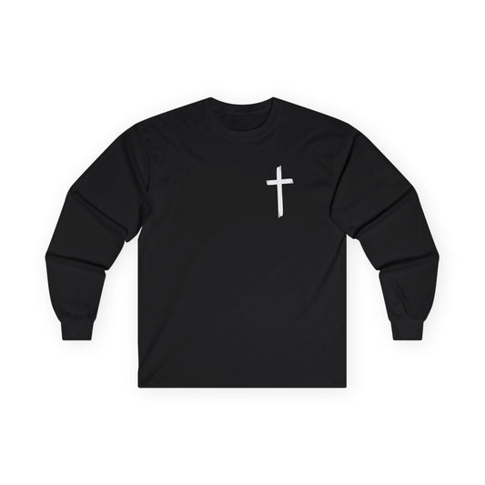 Christian Long Sleeve Tee, Faith-Based Shirt, Jesus Graphic Tee, Religious Apparel, Inspirational Gift, Unisex Cotton Top
