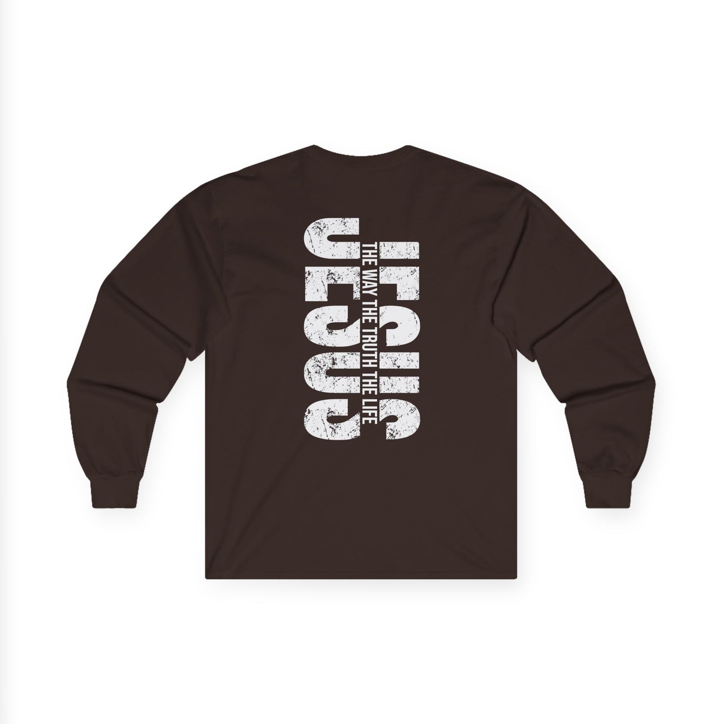 Christian Long Sleeve Tee, Faith-Based Shirt, Jesus Graphic Tee, Religious Apparel, Inspirational Gift, Unisex Cotton Top