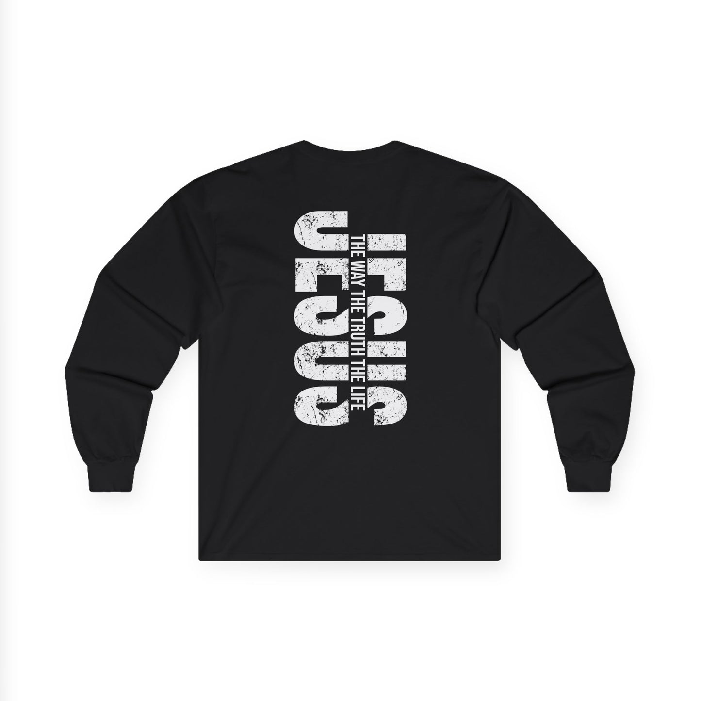 Christian Long Sleeve Tee, Faith-Based Shirt, Jesus Graphic Tee, Religious Apparel, Inspirational Gift, Unisex Cotton Top